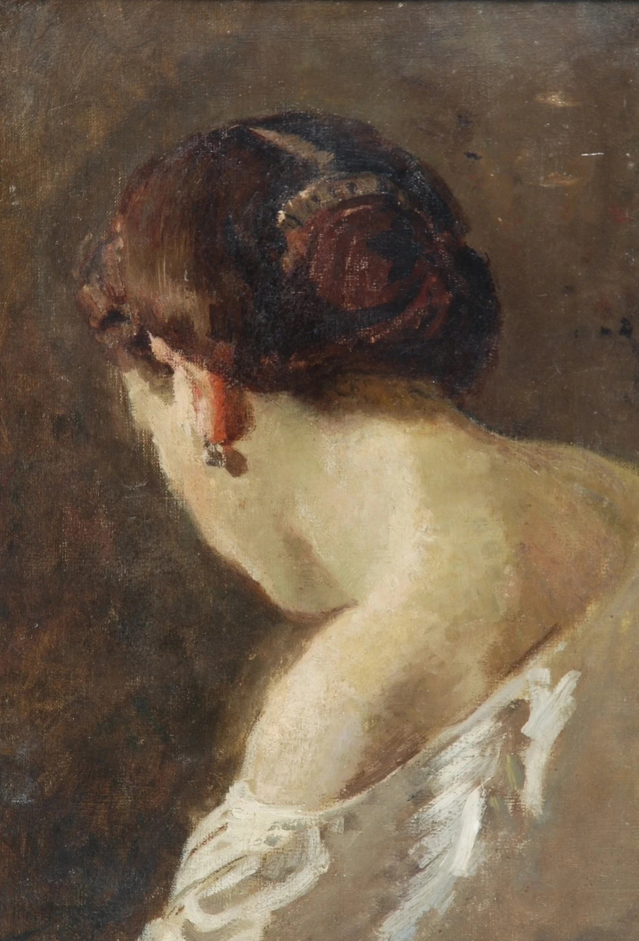 Ritratto di donna di schiena